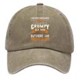 thumbnail image 2 of Jamicy Unisex Sunhat Printed Baseball Cap Washed Distressed Baseball Cap Soft Washed Hats Adjustable Cotton Cap, 2 of 3