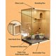 thumbnail image 3 of Jaula for pájaros de madera maciza premium de Luxury Parrot Villa for amigos emplumados con estilo, 3 of 3