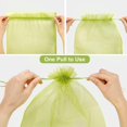 thumbnail image 4 of 30 bolsas de protección de uva de frutas, bolsas de organza de 30x40cm con cordón de malla fina para jardín, malla de insectos Afortunado Sencillez, 4 of 5