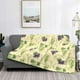 thumbnail image 2 of Fotbe Green And Purple Grapes Manta de Franela con Estampado, Manta Ultrasuave para Cama, Sofá, Auto, Hipoalergénica y Antibolitas-40"x30", 2 of 6