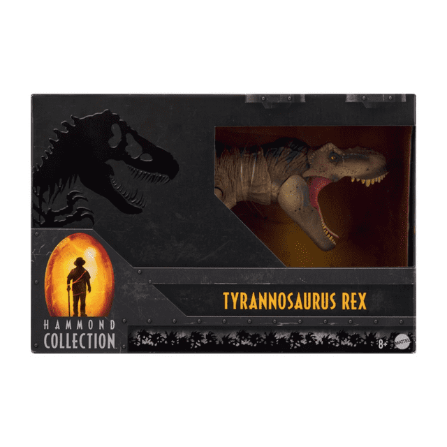 Figuras coleccionables de dinosaurios Tyrannosaurus Rex originales de Jurassic World Hammond Collection, juguetes de dinosaurios para niños