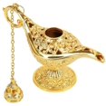 thumbnail image 5 of Metal Carved Aladdin Lamp Magic Vintage Home Tea Oil, 5 of 5