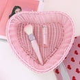 thumbnail image 2 of ievspot 1 Pcs Hand-Woven Small Plastic Baskets, Rectangular Heart Shaped Storage Baskets for Countertop Home Decor, 2 of 7