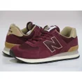thumbnail image 1 of New Balance Men's 574 V2 Classic Sneaker Shoes, Burgundy (Size 4 ~ 6), 1 of 5
