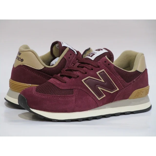 New Balance Men's 574 V2 Classic Sneaker Shoes, Burgundy (Size 4 ~ 6)