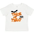 thumbnail image 3 of Inktastic Halloween Trick-or-Treat with Spider and Bats Boys or Girls Baby T-Shirt, 3 of 5