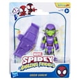 thumbnail image 2 of Marvel Spidey and his Amazing Friends Green Goblin Toy with Accessory, 2 of 4