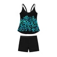 thumbnail image 7 of FNFYFH Tankini Swimsuits for Women Tummy Control Two Piece Bathing Suits Flowy Tunic Swim Tops with Boy Shorts, 7 of 7