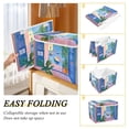 thumbnail image 2 of Yayeee Collapsible Cube Storage Bin with Lid Fabric Closet Decorative Basket with Handles, Purple Window, 2 of 7