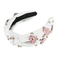 thumbnail image 4 of Unique Bargains 1 Pc Headband Faux Diamond Heart Hair Accessories for Women White, 4 of 5