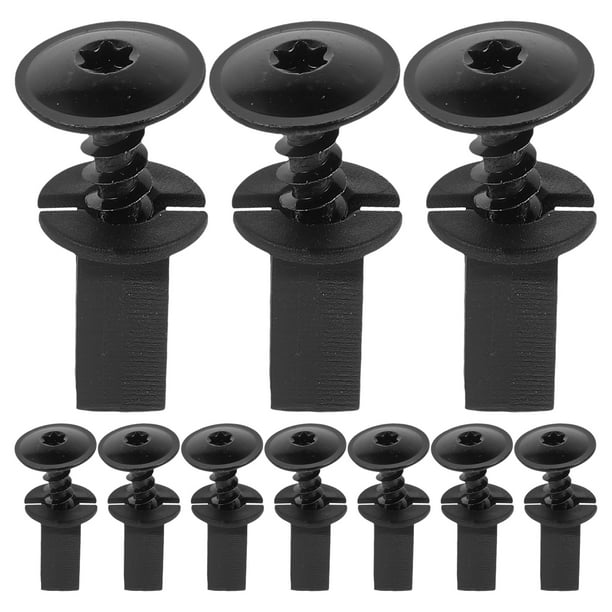 20 juegos de tornillos y sujetadores automotrices para cubierta de parachoques de panel de automóvil y molduras de puerta compatibles con varios modelos de reemplazo