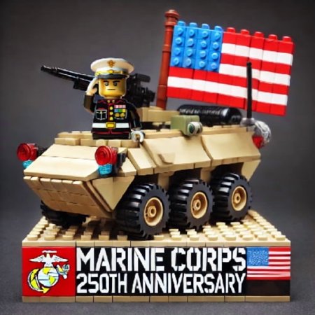 Compatible with Lego bricks, military model ornaments, educational toy assembly strategy gifts for boys.