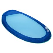 SwimWays Spring Float, Inflatable Pool Lounge Chair for Ages 15+, Blue