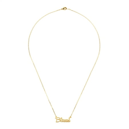 Delicate Gold Chain - Riah Fashion Dainty Charm Necklace - Gift for Women Valentines Day Mother's Day Lettering Word Pendant Delicate Chain Jewelry - HDND4N20