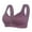 Purple, variant on Mrat Ladies Bras Women's Large Sized Seamless Comfortable Breathable Underwear Daily Bra Rainbow Sports Bra L_2 Yellow 46