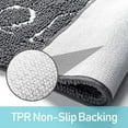thumbnail image 3 of TWINNIS Indoor Door Mat Entryway Rug Water Absorbent Mat for Mud Shoes Dog Paws,36"x24", Gray, 3 of 8