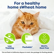sWheat Scoop Multi-Cat Natural Clumping Wheat Cat Litter, 15lb