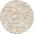 thumbnail image 1 of Ahgly Company Machine Washable Indoor Round Contemporary Light French Beige Brown Area Rugs, 6' Round, 1 of 7