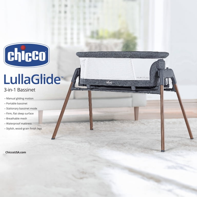 Chicco LullaGlide 3-in-1 Bassinet, Luna Grey photo 3
