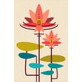 thumbnail image 2 of Art.com Scandinavian Lotus (White) Stretched Canvas Print Wall Art, 12" x 18", 2 of 4