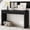 Black, variant on Harper & Bright Designs Fluted Console Table with 3 Drawers, Modern Narrow Entryway Table with Storage for Hallway and Living Room, Navy