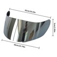 thumbnail image 3 of Gafas Antivaho Con Lente Protección Facial Completa para K5 K3SV K1 (plateado), 3 of 3
