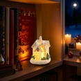 thumbnail image 4 of Lighted Christmas Village Sets, Winter Village Houses with Figurines and Collectible Buildings, Battery Operated Xmas Decor for Home Tabletop Holiday Displays, 4 of 7
