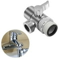 thumbnail image 2 of HONCLL Two Way Tap Adapter Shower Head Splitter Simple Installs for Shower & Body Rinses, 2 of 11