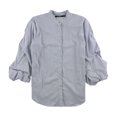 thumbnail image 2 of Camisa con botones a rayas Ralph Lauren para mujer azul grande, 2 of 2