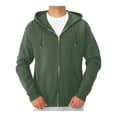 thumbnail image 1 of Sudadera Fuit Of The Loom Talla G con Cierre y Capucha Verde, 1 of 4