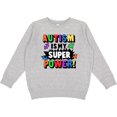 thumbnail image 2 of Inktastic Autism is My Super Power with Puzzle Pieces Youth Sweatshirt, 2 of 4