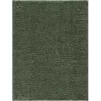 BoutiqueRugs Faina Green Washable Shag Area Rug - Machine Washable - Green - 5'3" x 7'