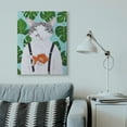 thumbnail image 2 of Stupell Home Décor Cat Goldfish Dinner Funny Animal Portrait Painting Canvas Wall Art by Sally B, 2 of 6