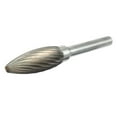 thumbnail image 1 of Fresa rotativa en forma de llama de carburo de tungsteno con cabeza de 15/32" y mango de 6 mm, 1 of 6