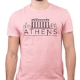 thumbnail image 2 of Skyline Athens Greece Shirt Unisex X-Large Pink, 2 of 5