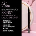thumbnail image 4 of Wet n Wild Breakup Proof Skinny Waterproof Liquid Eyeliner Pencil, Waterproof, Ultra Black, 4 of 8