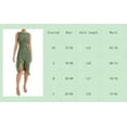 thumbnail image 4 of HAHDAXIA Eleagnt Women 's Backless Mesh Midi Bodycon Dresses Irregular Ruffle Hem Mermaid Fishtail Tank Dress, 4 of 4