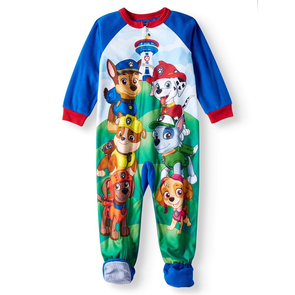 PAW Patrol Paw Patrol Microfleece Footed Blanket Sleeper (Toddler