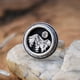 thumbnail image 5 of Anillos para mujer, regalos para mujer, anillo vintage de montaña con diseño de bosque, atardecer y pico creciente., 5 of 5