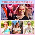 thumbnail image 7 of 12 Pairs Heart Sunglasses for Women Party Favors Fun Heart Glasses Rimless Candy Color Glasses Heart Shaped Sunglasses for Bachelorette Party Favors,Birthday Favors, 7 of 7
