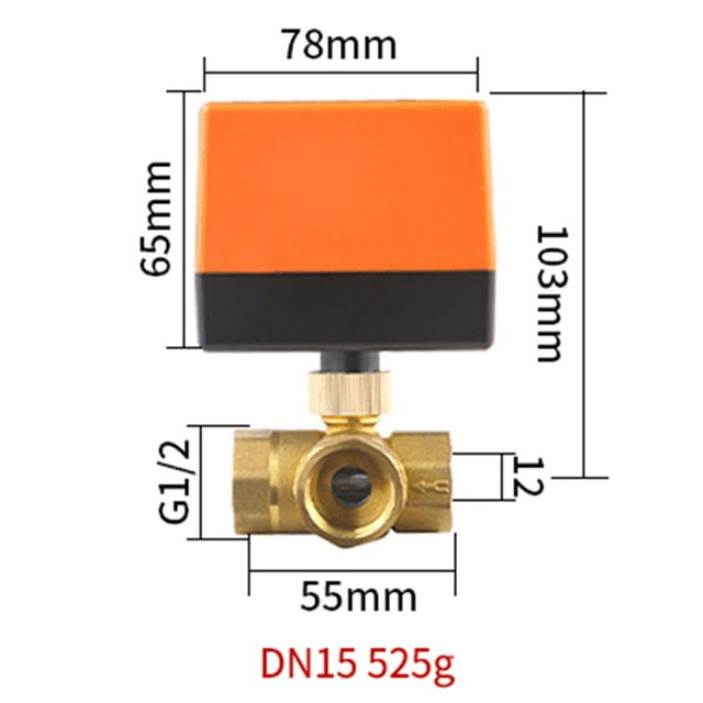 3-Way Zone Valve Motorised Motor Ball Valve