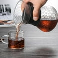 thumbnail image 4 of Wood Grain Heat-resistant Glass Coffee Sharing Pot Coffee Pot Filter, 4 of 7