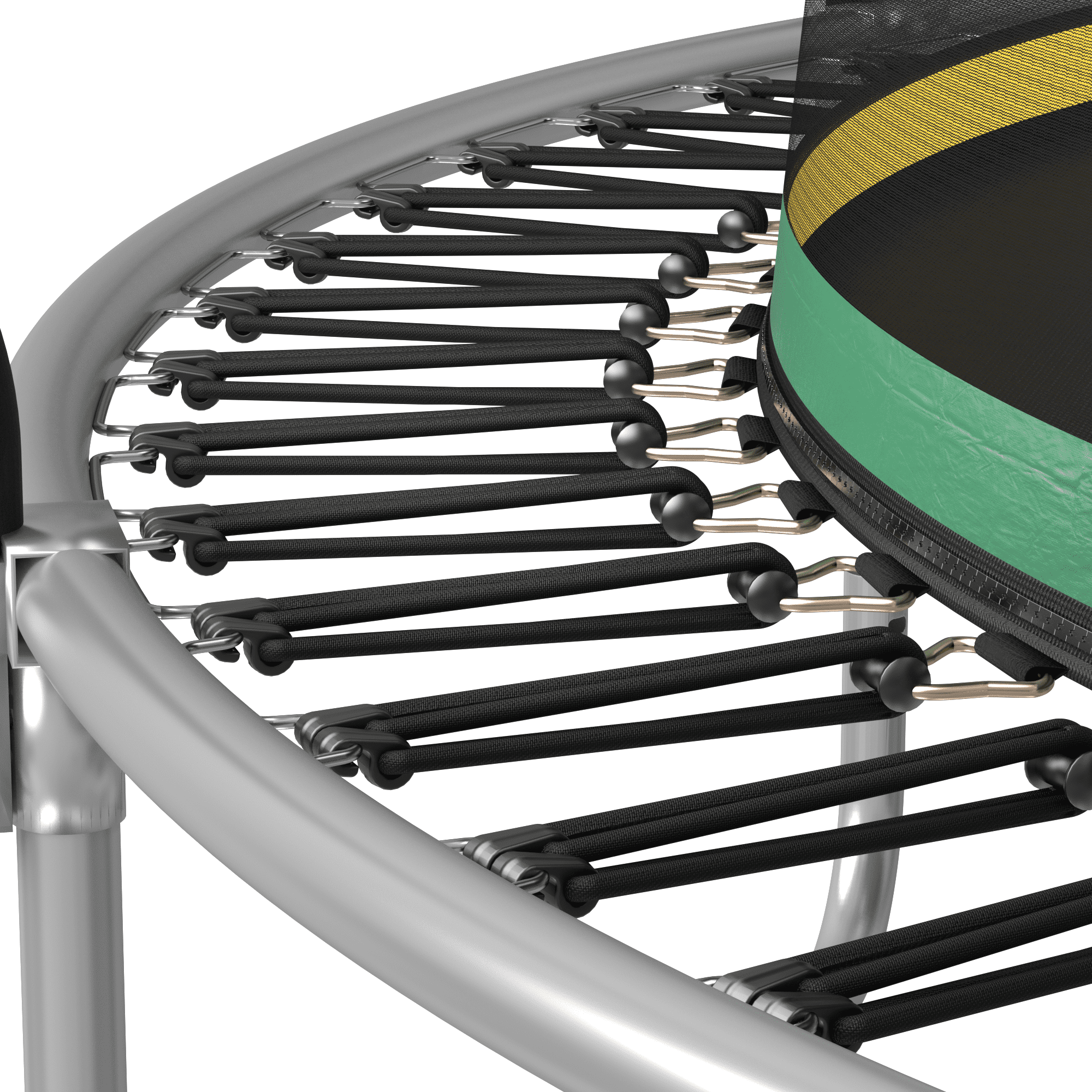 6FT Springfree Toddler Trampoline, SHINPT Outdoor Trampolinewith No-gap Design, Trampoline for Kids with 3 W-shape Legs, Recreational Trampoline with Net, Kids Indoor Bounce House for Best Gift