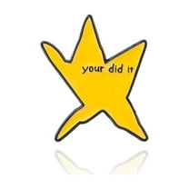 YANONELRY Funny Your Did It Meme Pin Brooch - Fashion Enamel Star Lapel Pins - For Women Badge Backpack Clothing Jewelry Friends Gifts