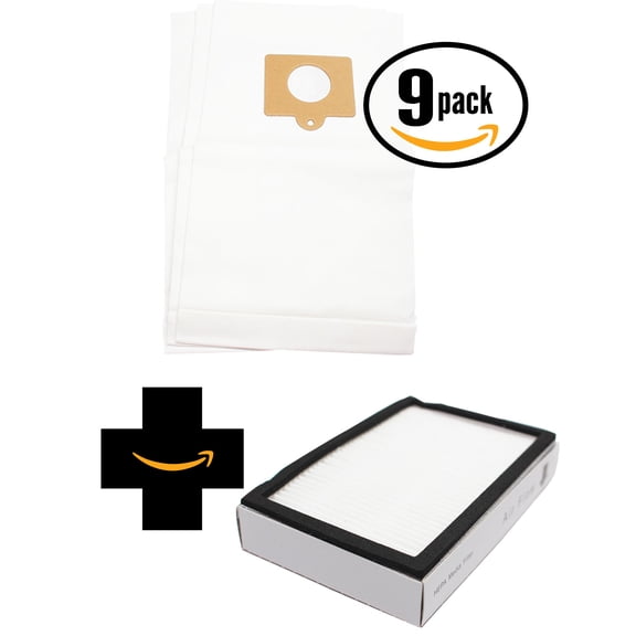 27 Replacement Kenmore 11623513303 Vacuum Bags & 1 HEPA Filter - Compatible Kenmore 50558, 5055, 50557, Type C Vacuum Bags & 86880, KC38KBRMZ000, EF-2 Filter