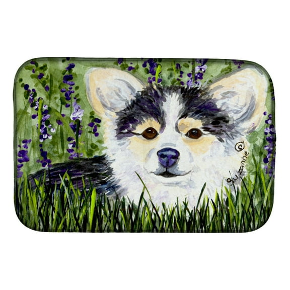 Carolines Treasures SS8824DDM Chihuahua Dish Drying Mat 14 x 21" multicolor