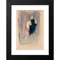 thumbnail image 2 of Magnus Enckell 14x18 Black Modern Framed Museum Art Print Titled - Study (1890 - 1925), 2 of 5
