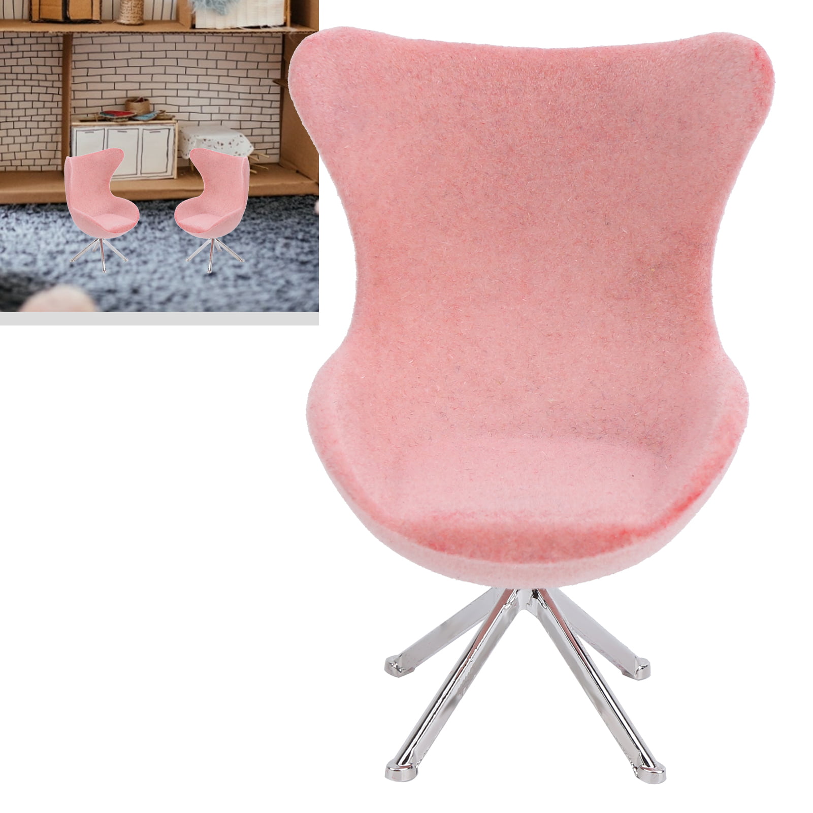 #2 F Fityle Miniature Chaise de Plage Chaise Pliante Accessoire Dollhouse Jouet pour Fille Garçon 