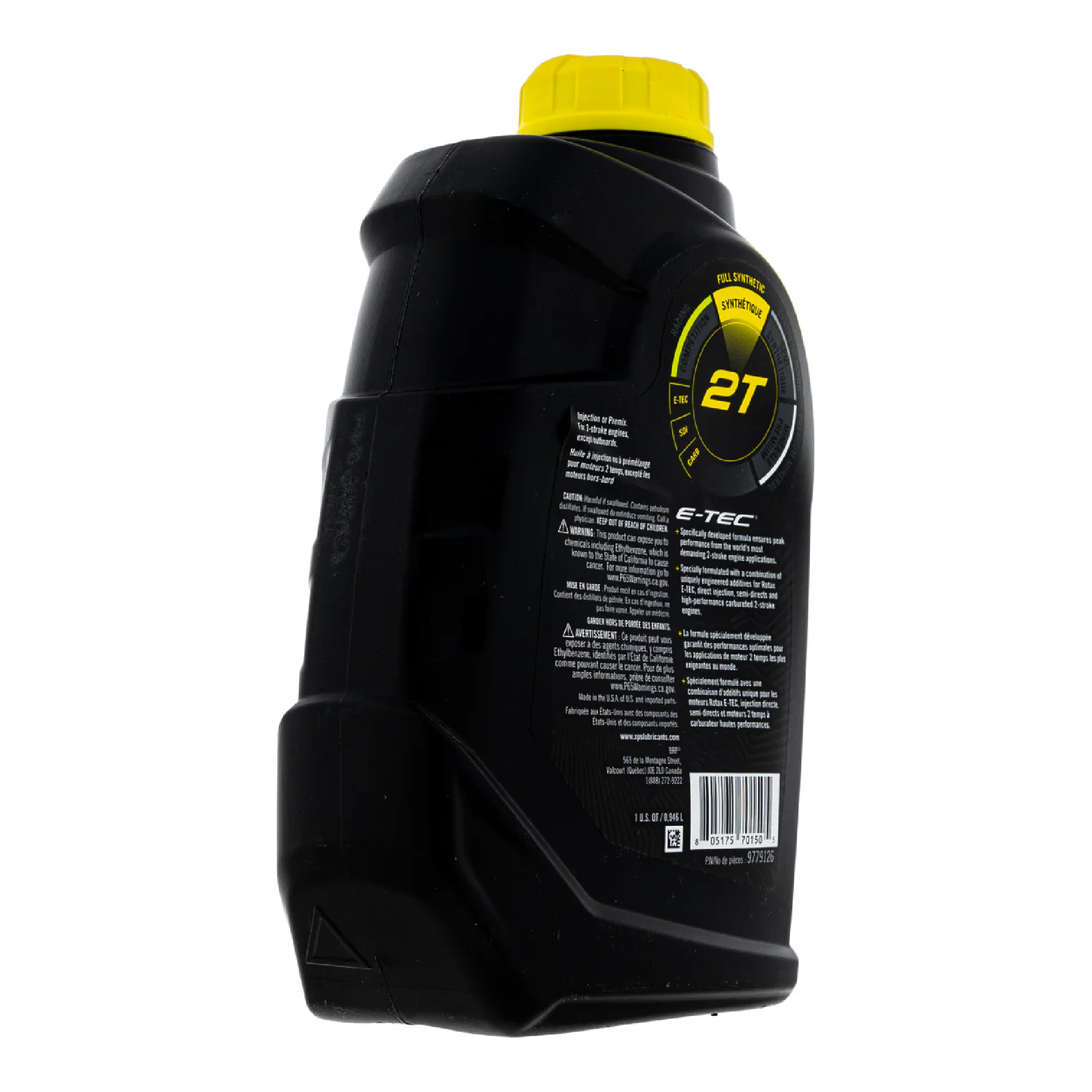 BRP New OEM XPS E-Tec 2-Stroke Full Synthetic Oil 1 Quart, 779126