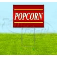 thumbnail image 1 of Popcorn (18" x 24") Yard Sign, Includes Metal Step Stake, 1 of 6